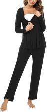Litherday Nursing Pyjamas Art.77463 Grey  Nightsuit