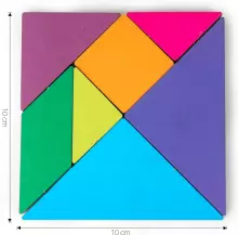 Happy Toys Puzzle Art.8709 Деревянный пазл Танграм