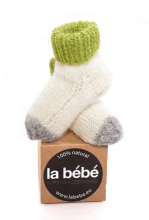 La Bebe™ Natural Eco Lambswool Baby Socks Art.83993