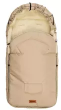 Sensillo Classic Romper Bag Art.84667 Cappuccino/Wool  Naturaalsest lambanahast magamiskott lapsevankrile
