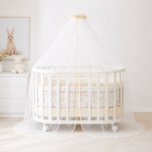 Lorelli Canopy Art.20051170003 Beige Luxurious universal canopy for a baby crib