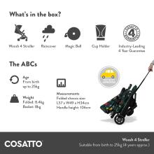 Cosatto Woosh 4 Pushchairs Art.92242 Carnival Baby stroller