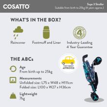 Cosatto Supa 3  Art.92244 Black