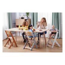 KinderKraft Enock Art.92567 White   Деревянный стульчик для кормления