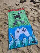 Carbotex Beach Towel Minecraft Art.MC24002024-R