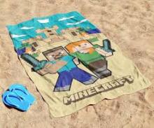 Carbotex Beach Towel Minecraft Art.MC043-R