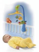 Fisher Price Mobile Basic Art. M5606 Muzikālais karuselis 'Pirmie draugi'