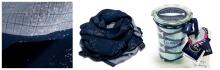 La Millou Art. 83937 Bamboo Muslin Confetti Navy